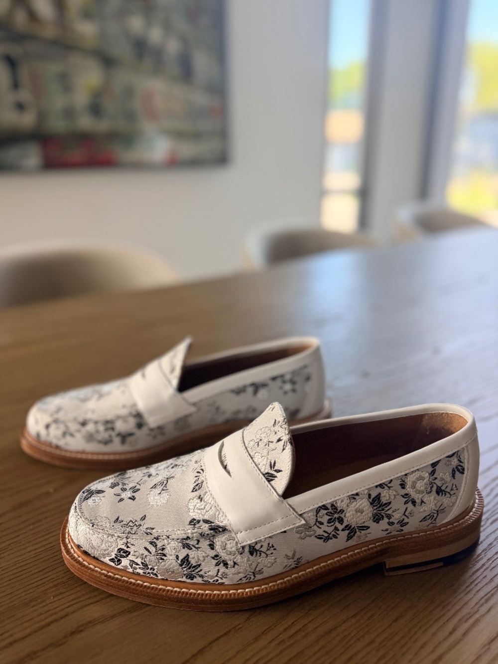 Taft The Fitz Loafer in Eden Blanc Sz 42